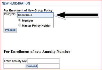 BSNL Group Term Insurance Master Policy Number